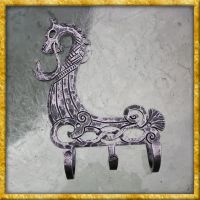 Geschmiedeter Wandhaken Drakkar