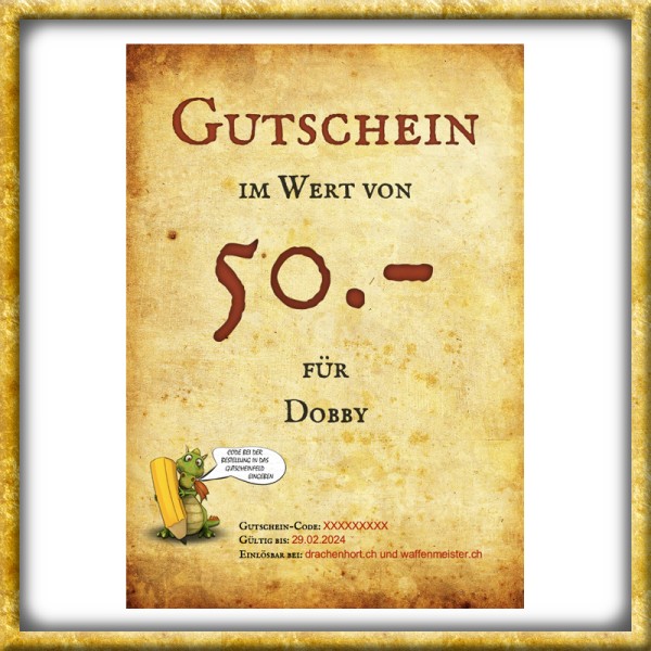 Gutschein im Wert von 50.-