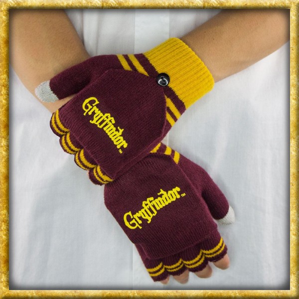 Harry Potter - Fingerlose Handschuhe Gryffindor