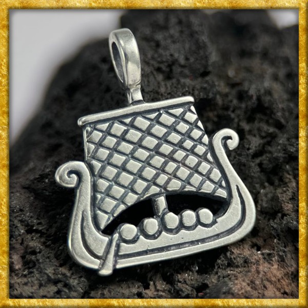 Anhänger Wikingerschiff aus Sterlingsilber