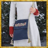 Wikinger Umhängetasche aus Wolle mit Stickerei