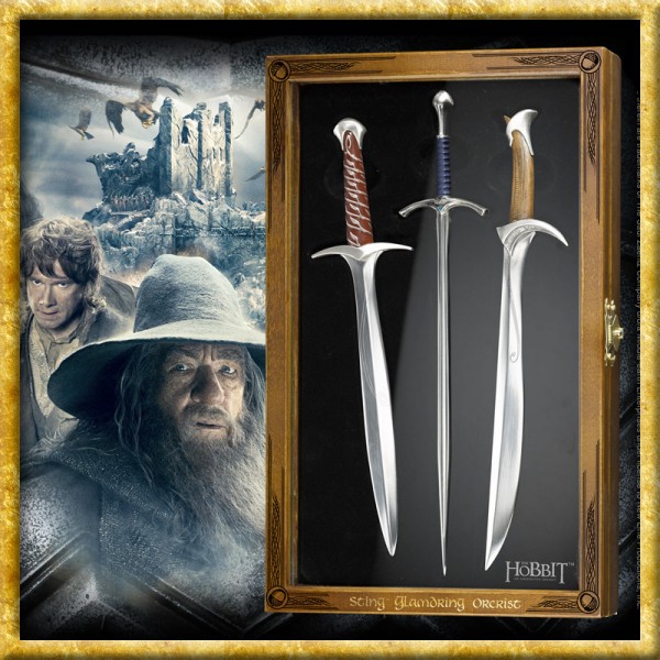 Der Hobbit - Brieföffner Set Schwerter