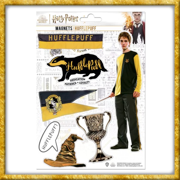 Harry Potter - Schaummagnete Hufflepuff