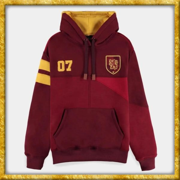 Harry Potter - Kapuzenjacke Quidditch mit Reissverschluss - L
