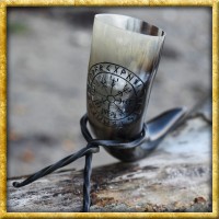 Trinkhorn Vegvísir mit Ständer - ca. 250ml