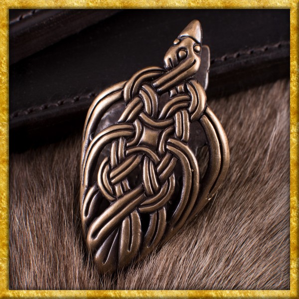 Ortblech aus Messing mit mit Antik-Finish