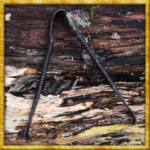 Handgeschmiedete Feuer- oder Grillzange