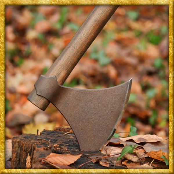 Geschmiedete Wikingeraxt mit Antikfinish - Geschliffen