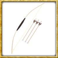 Bogen aus Holz mit 3 Pfeilen für Kinder - ca. 100cm