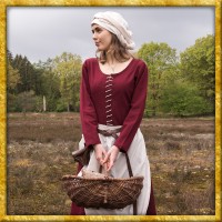 Mittelalter Cotehardine Ava - Weinrot