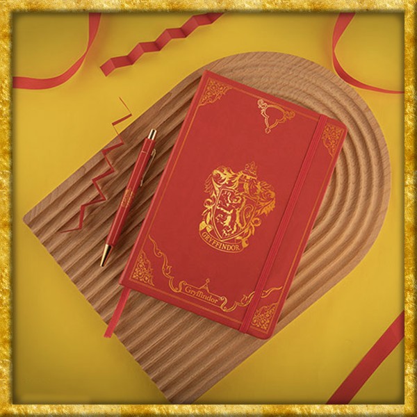 Harry Potter - Deluxe Notizbuch mit Stift Gryffindor