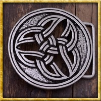 Gürtelschnalle Keltische Dreifalt - Silber oder Bronze Silber