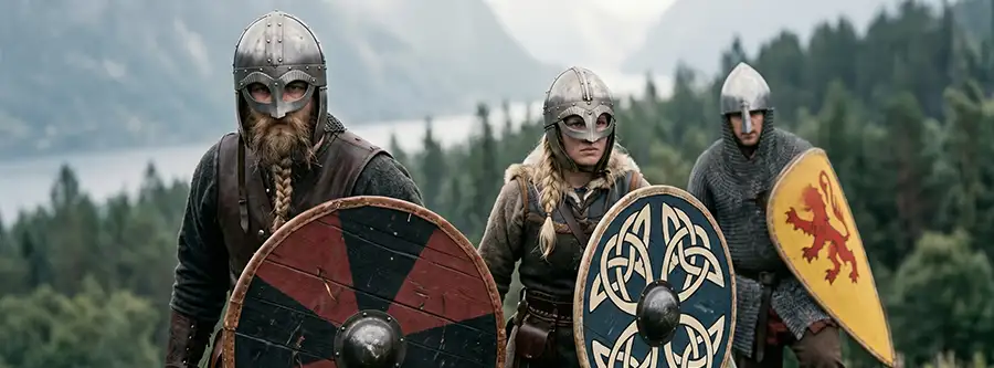 Schilde der Normannen und Wikinger | Drachenhort