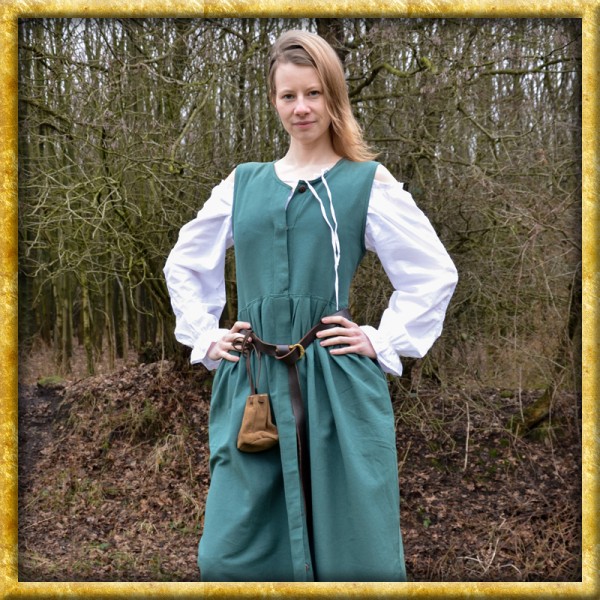 Mittelalterliches Bauernkleid - Grün