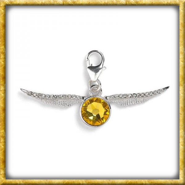 Harry Potter - Charm Swarovksi Anhänger Goldener Schnatz