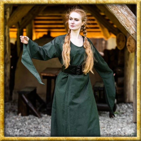 Mittelalter Kleid Marian - Grün