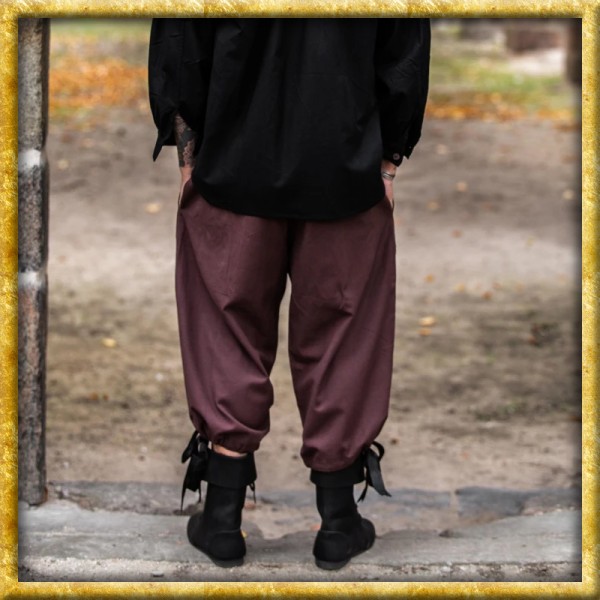 Kniebundhose zum Schnüren - Dunkelbraun