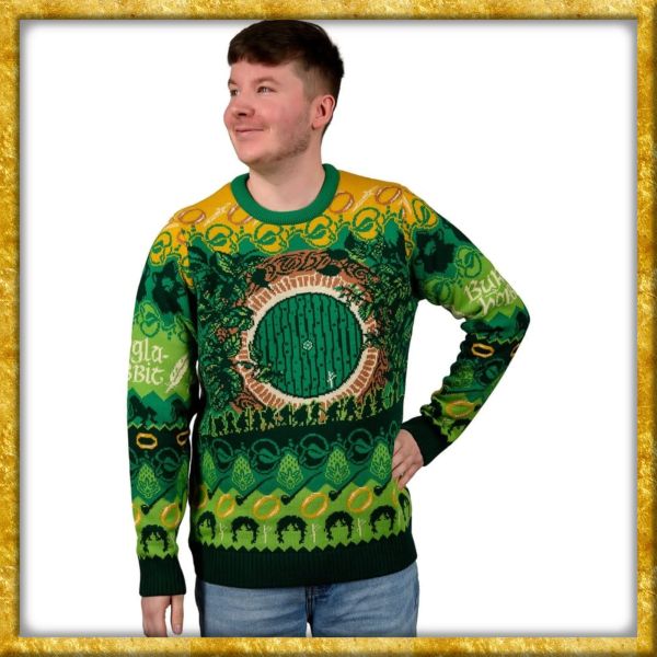 Herr der Ringe - Weihnachts-Pullover Auenland - XS
