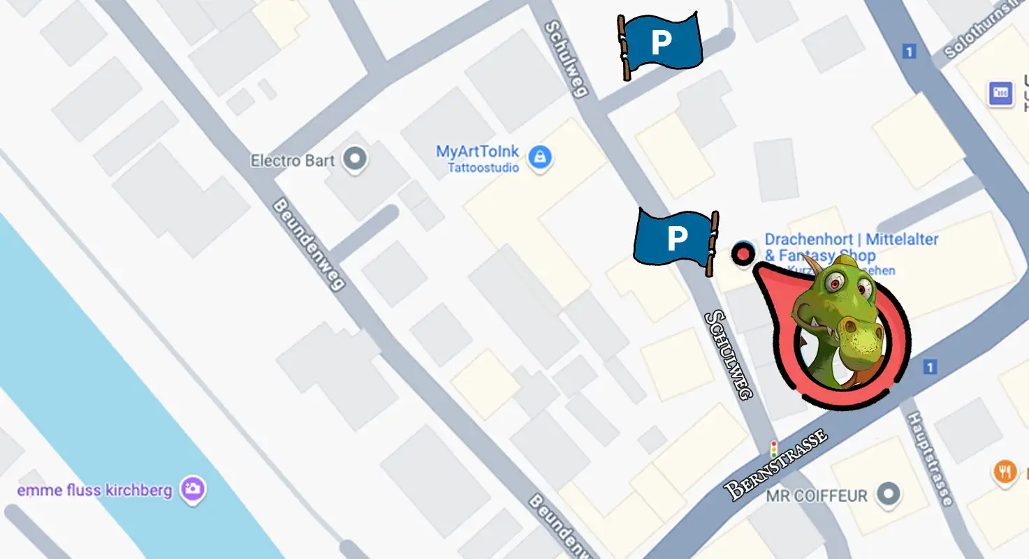 Drachenhort Parkplätze