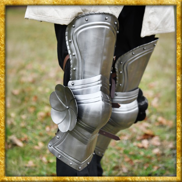 Gotische Beinschützer aus 1,2mm Stahl