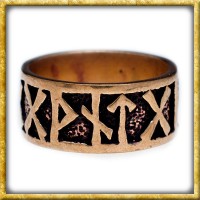 Runen Ring aus Bronze