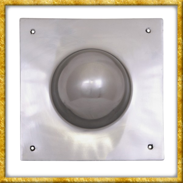 Quadratischer römischer Schildbuckel aus Stahl