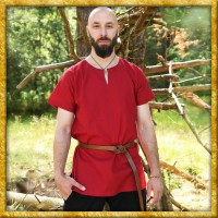 Einfache kurzarm Tunika Sigmund - Rot