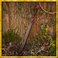 LARP Elfen Jagdklinge - Dunkelbraun/Dunkelrot