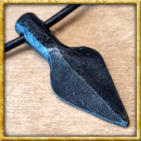 Geschmiedetes Wikingerspeer Amulett aus Eisen