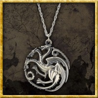 Game of Thrones - Anhänger mit Halskette Targaryen