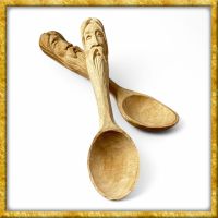 Handgeschnitzter Löffel Baumgeist - ca. 23cm