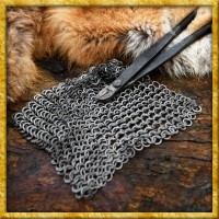 Kettenstück aus Flachringen - 20 x 20cm