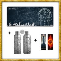 Herr der Ringe - Thermosflasche, Schreibtischunterlage und Lesezeichen
