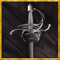 Pappenheimer Korbrapier mit drahtumwickeltem Griff