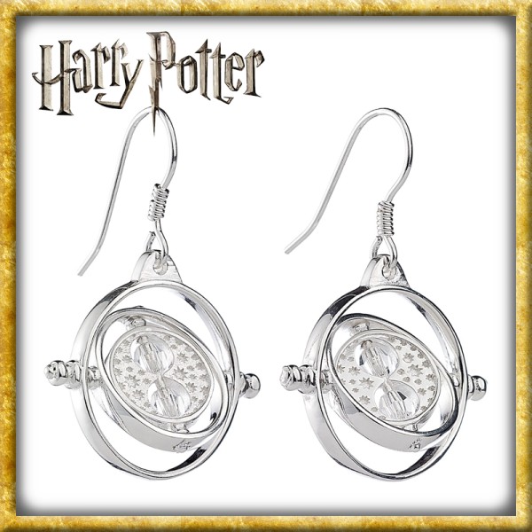 Harry Potter - Ohrringe Zeitumkehrer Swarovski Sterlingsilber