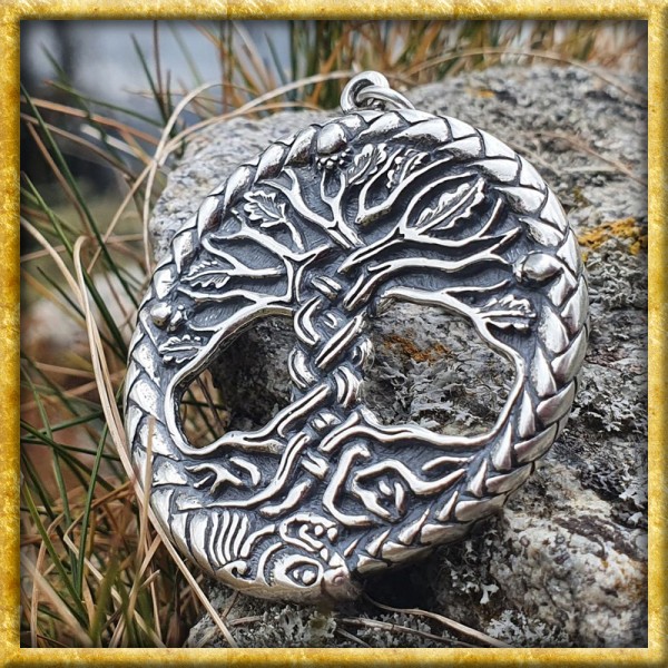 Keltischer Anhänger Baum des Lebens aus Sterlingsilber