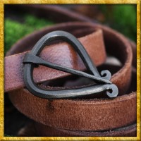 Handgeschmiedete Gürtelschnalle aus Stahl