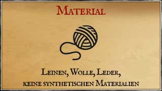 Historisch korrekte Mittelalterkleidung - Material