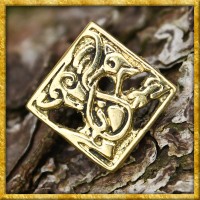 Durchbrochener Wikinger Gürtelbeschlag aus Messing