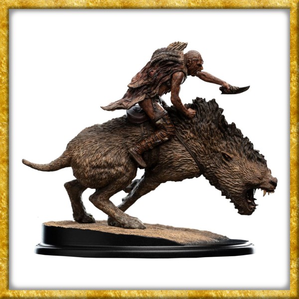 Herr der Ringe - Mini Statue Sharkû auf Warg