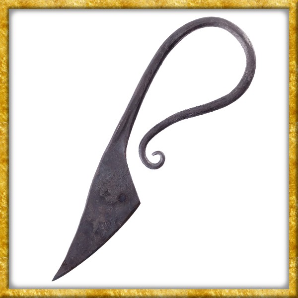 Handgeschmiedetes Mittelalter Gebrauchsmesser 15cm