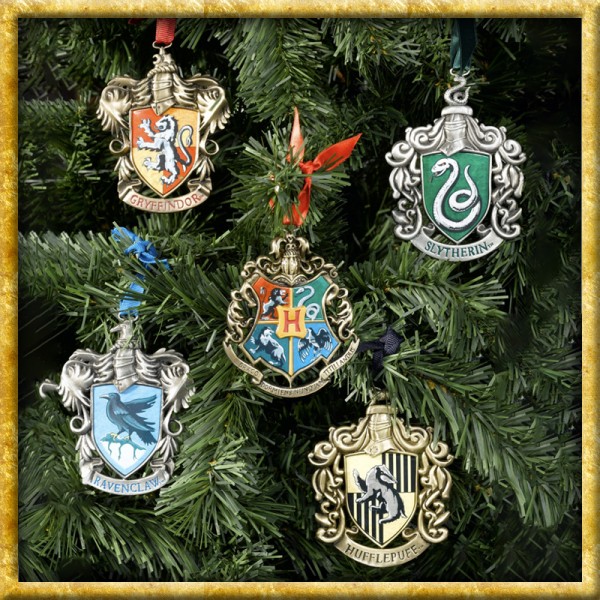 Harry Potter - Christbaumschmuck Hogwarts 5er-Pack