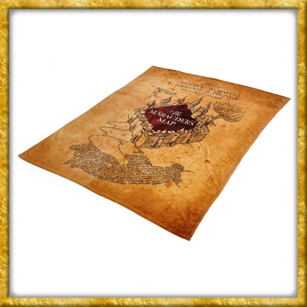 Harry Potter - Fleecedecke Karte des Rumtreibers