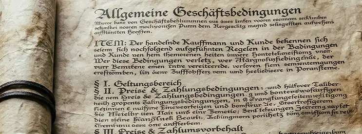 Allgemeine Geschäftsbedingungen