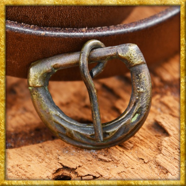 Normannische Gürtelschnalle aus Messing