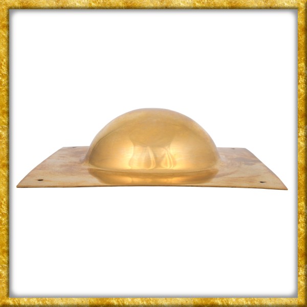 Quadratischer römischer Schildbuckel aus Messing