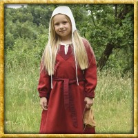 Wikingerkleid für Kinder - Rot/Weinrot