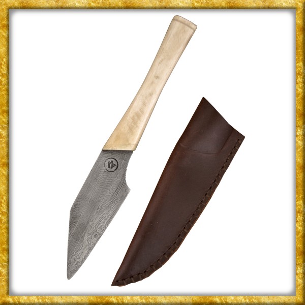 Kleines Wikinger Saxmesser mit Damastklinge