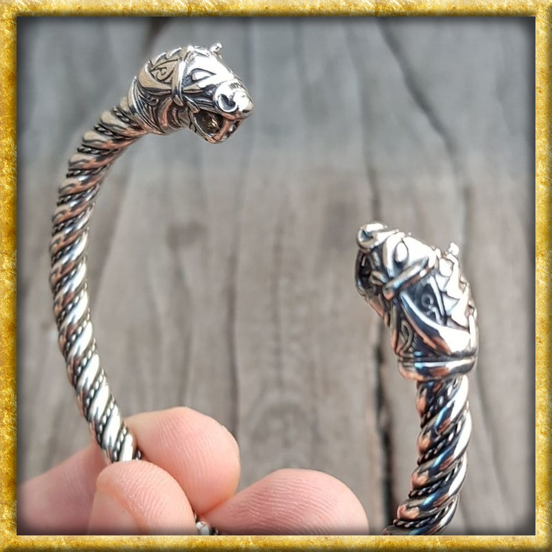 Vikings - Armreif | Wikinger Drachenhort Floki Silber Sterling