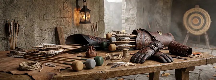 LARP Handschuhe, Pfeile & Köcher | Drachenhort